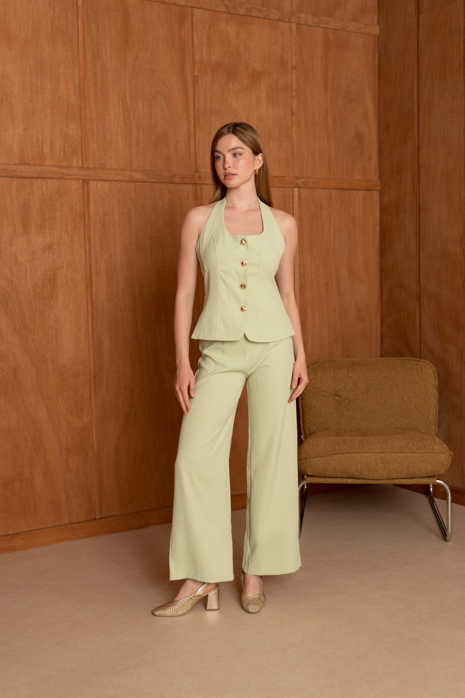 Mayorista Frime Paris - Top de espalda descubierta con botones dorados