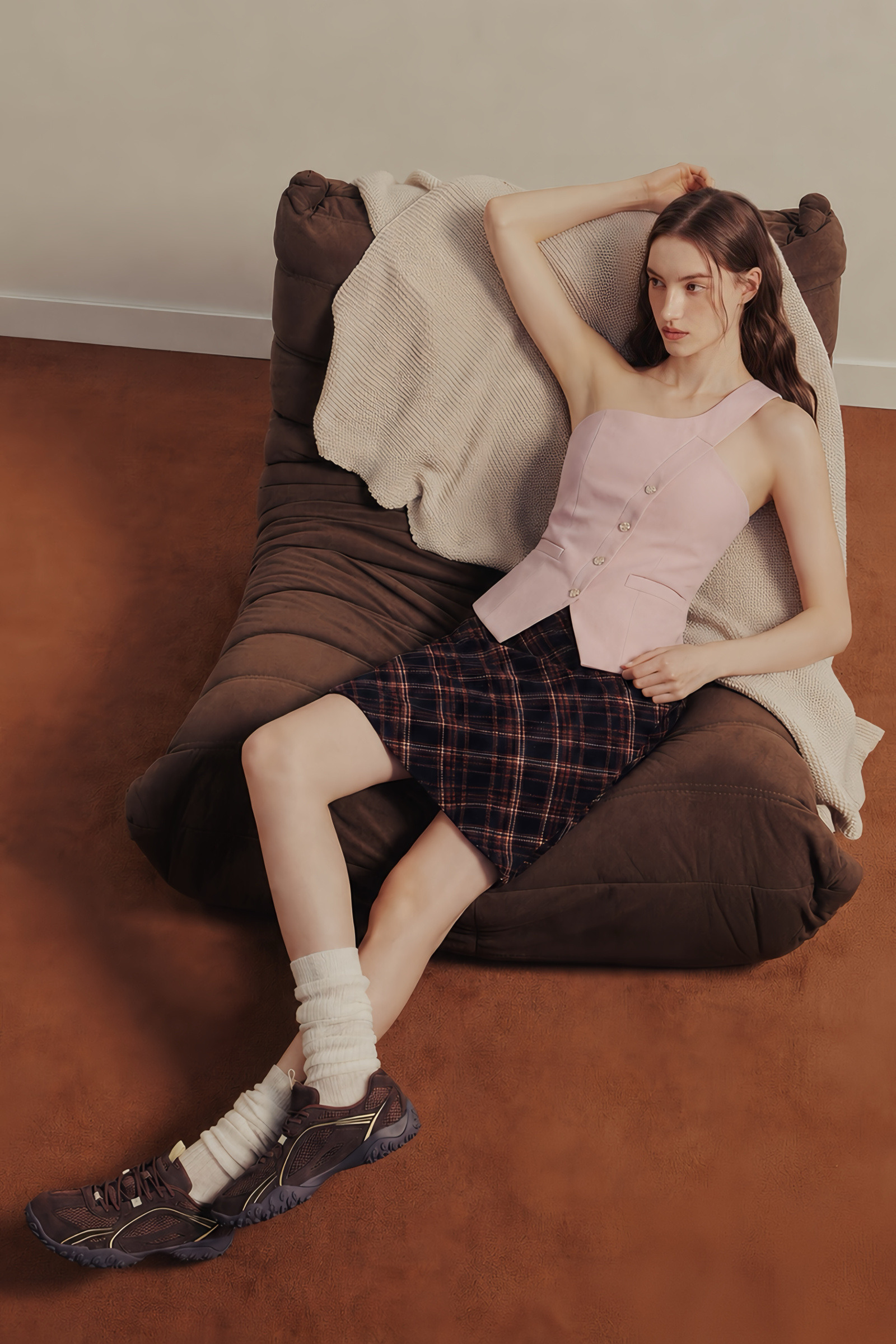 Grossiste Frime Paris - Top sans manches asymétrique
