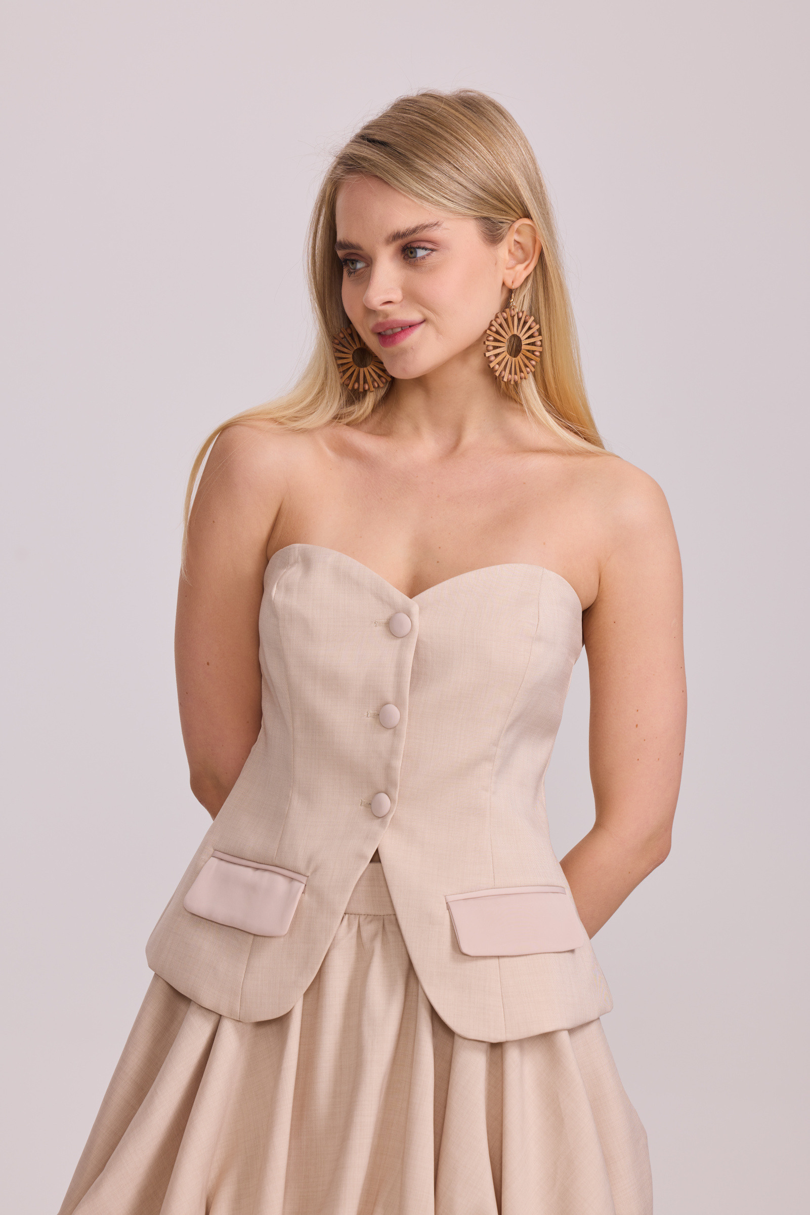 Grossiste Frime Paris - Top bustier à boutons
