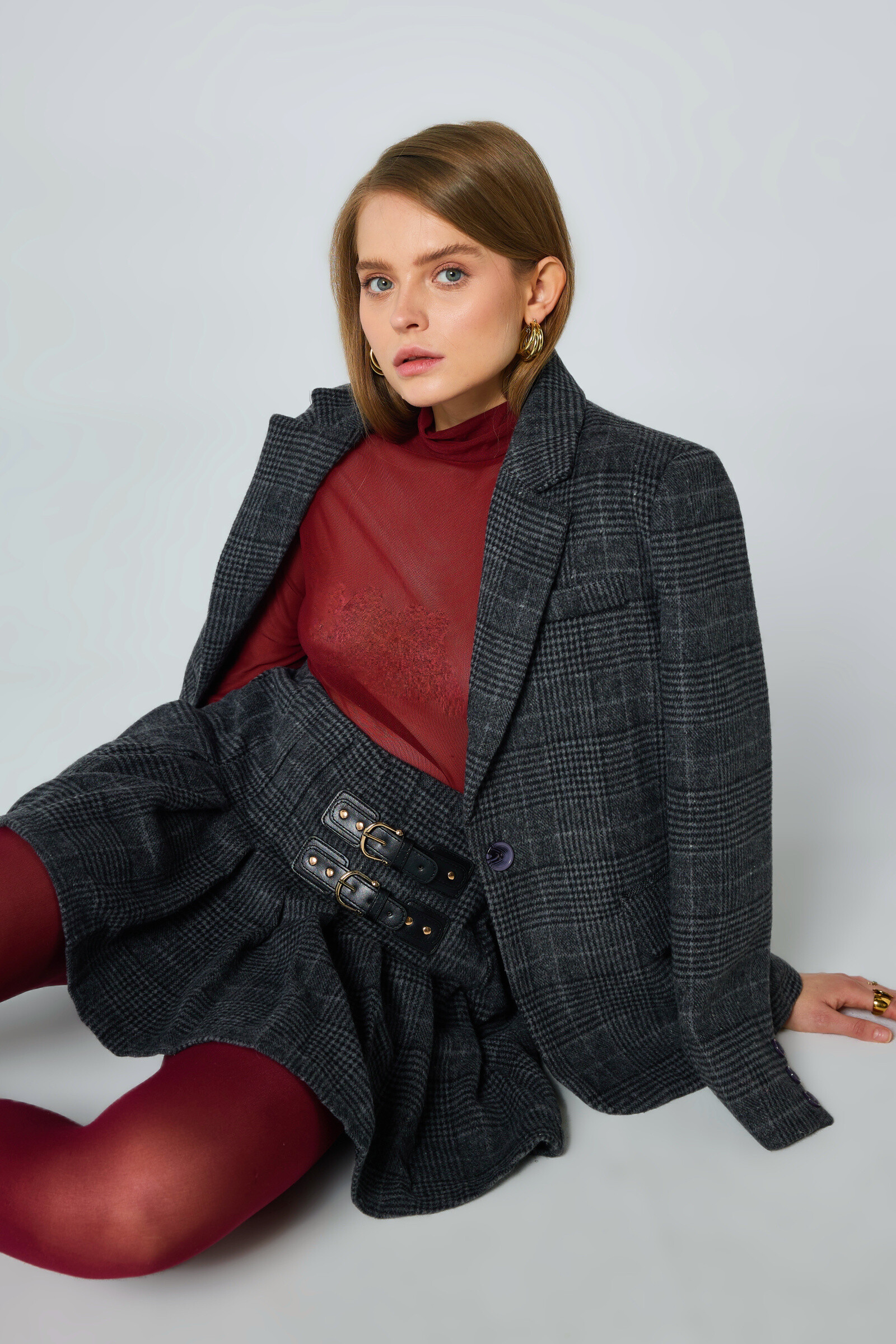 Wholesaler Frime Paris - Thick plaid blazer