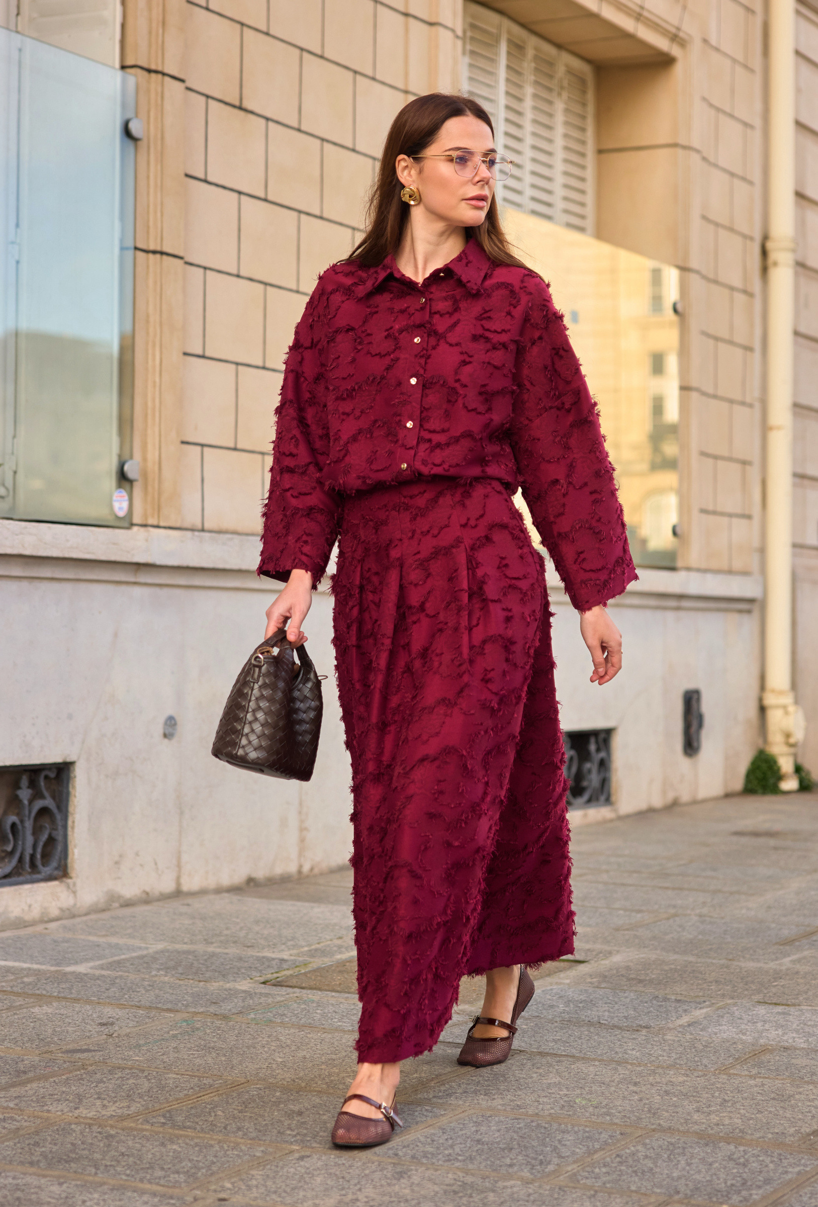 Großhändler Frime Paris - Langärmelige Jacke mit klassischem Kragen