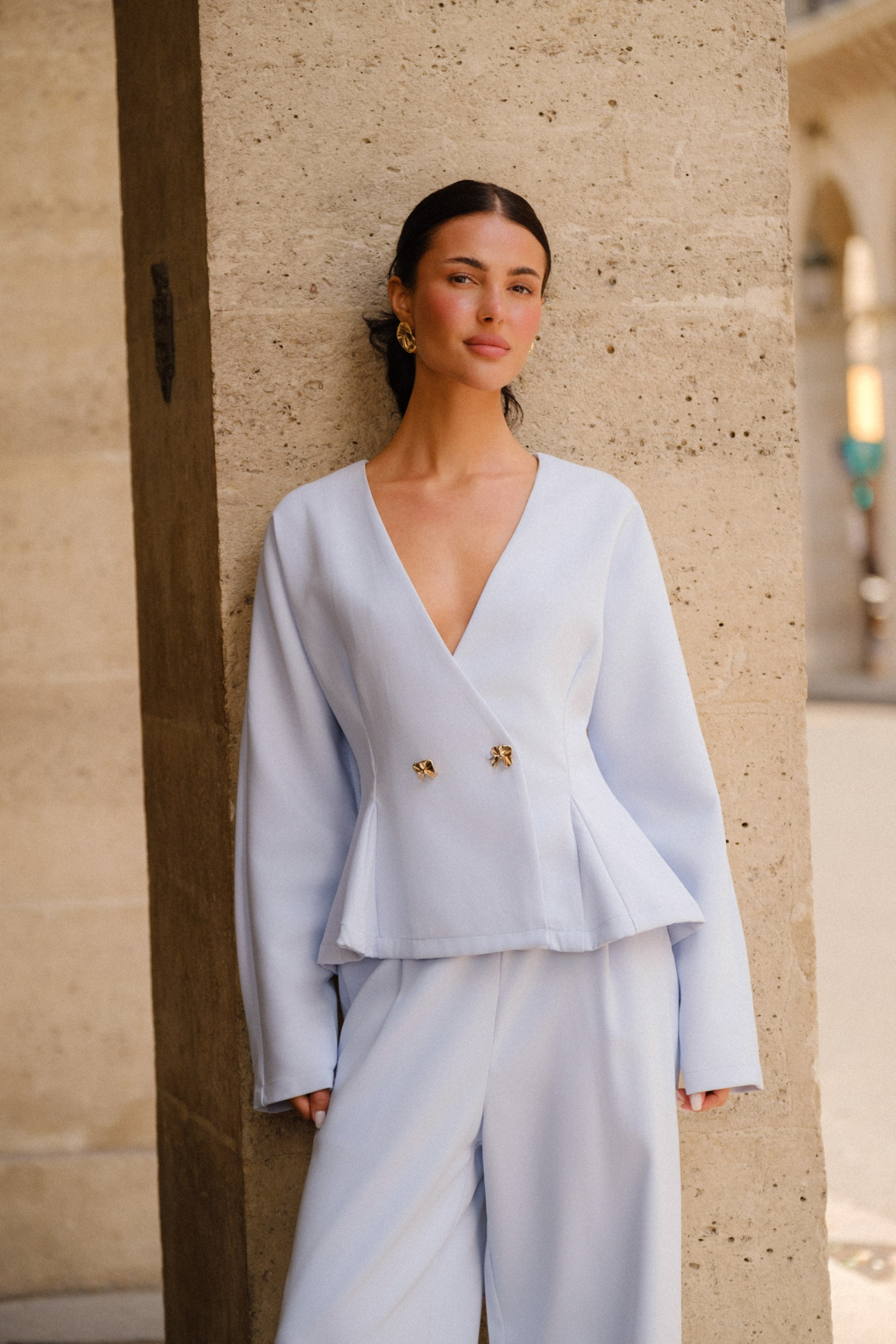 Mayorista Frime Paris - Chaqueta estructurada cruzada