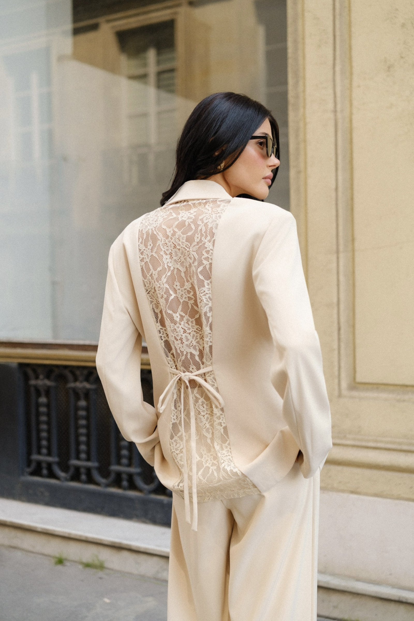 Grossiste Frime Paris - Blazer dos dentelle