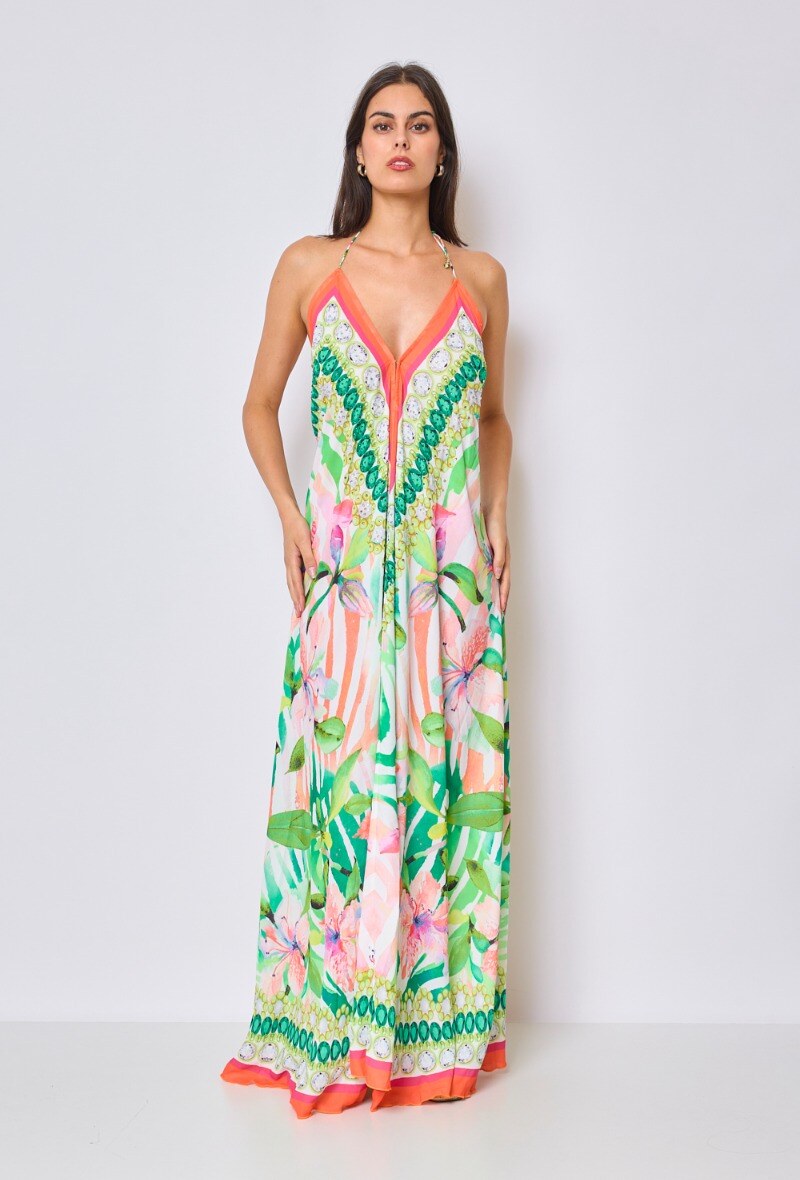 Großhändler Frime Paris - Rückenfreies Maxikleid