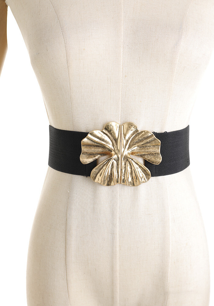 Wholesaler Jamilla - Elastane belt with metal buckle