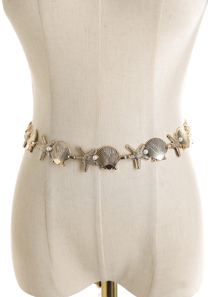 Wholesaler Jamilla - Jewel belt with seashell pattern