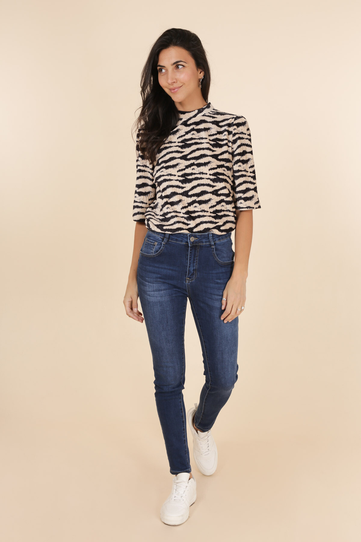 Grossista G-Smack - jeans aderenti push up blu taglie forti