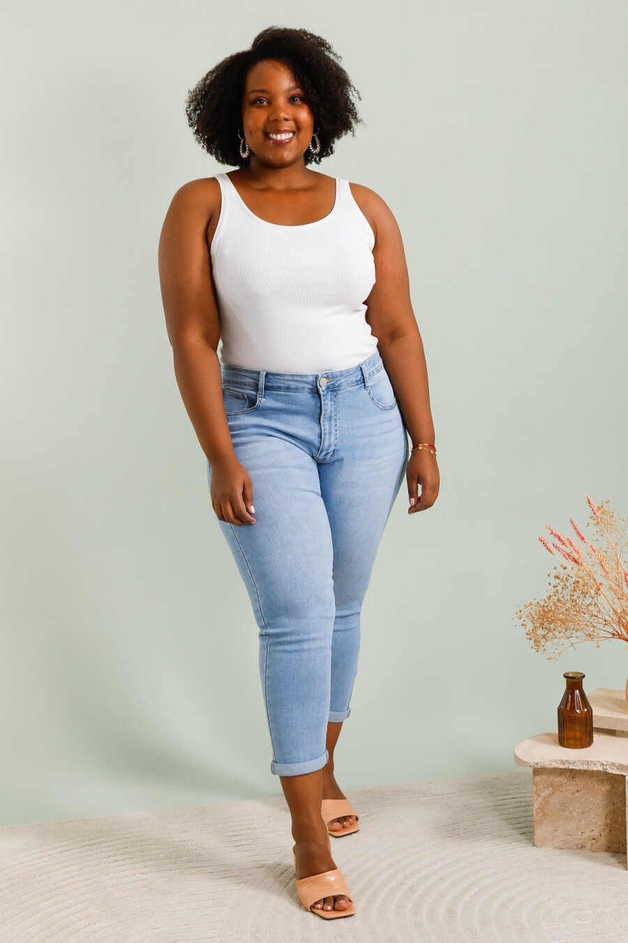 Mayorista G-Smack - Blue Jeans Mom Fit Super Size