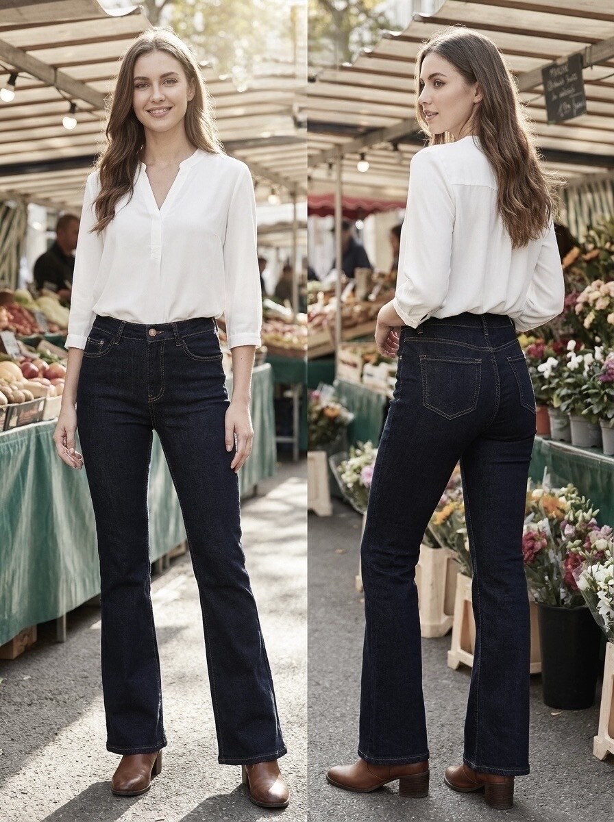 Wholesaler G-Smack - black flared jeans