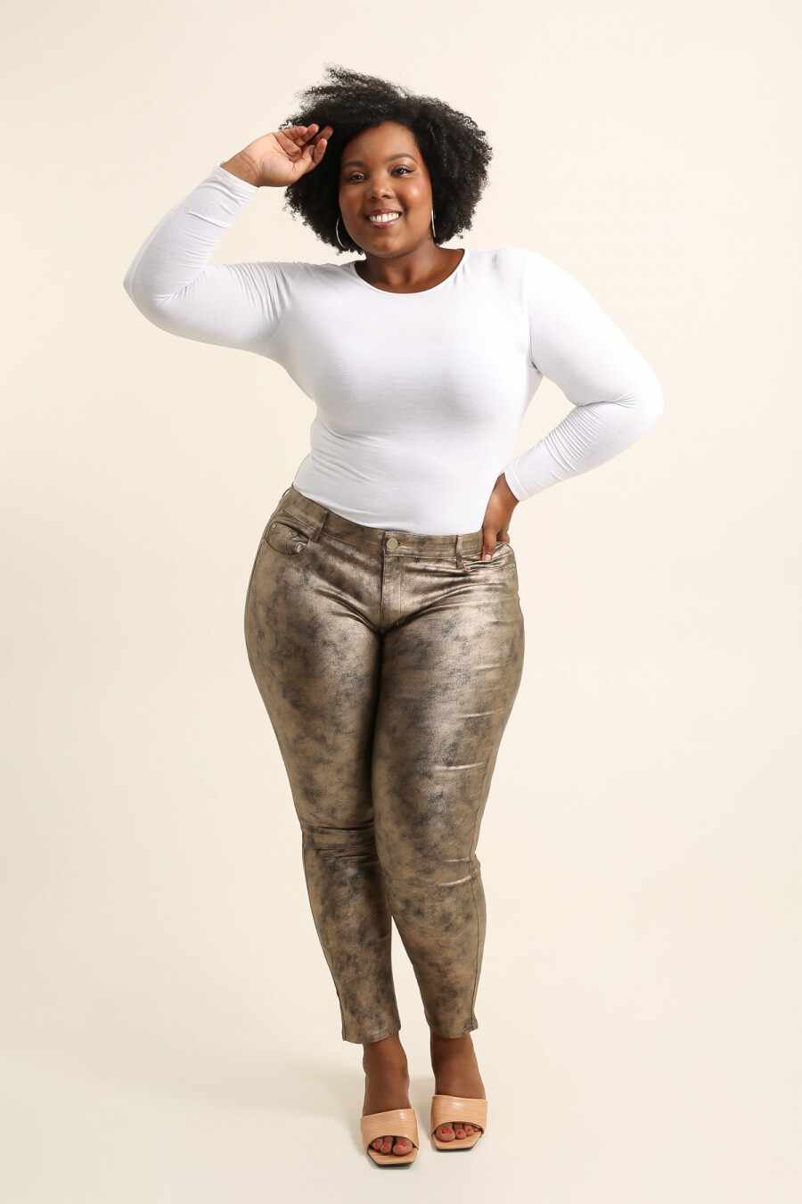 Wholesaler G-Smack - plus size faux leather pants