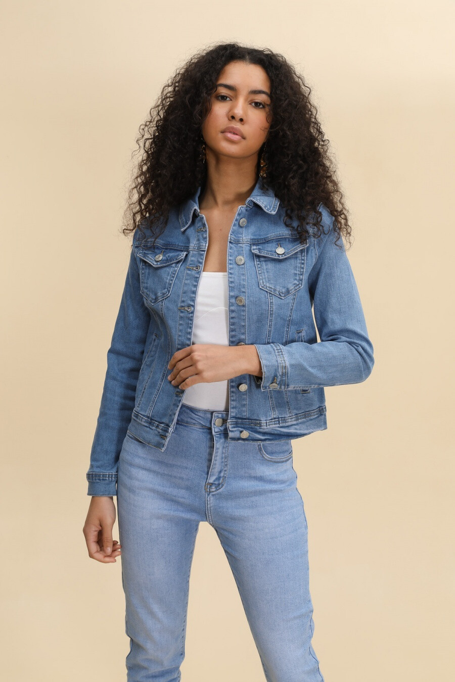 Grossista G-Smack - giacca di jeans blu