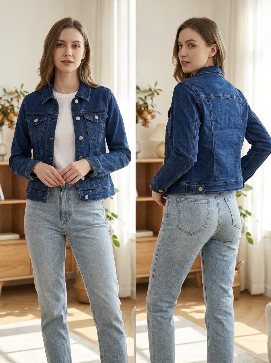 Grossista G-Smack - Giacca di jeans blu