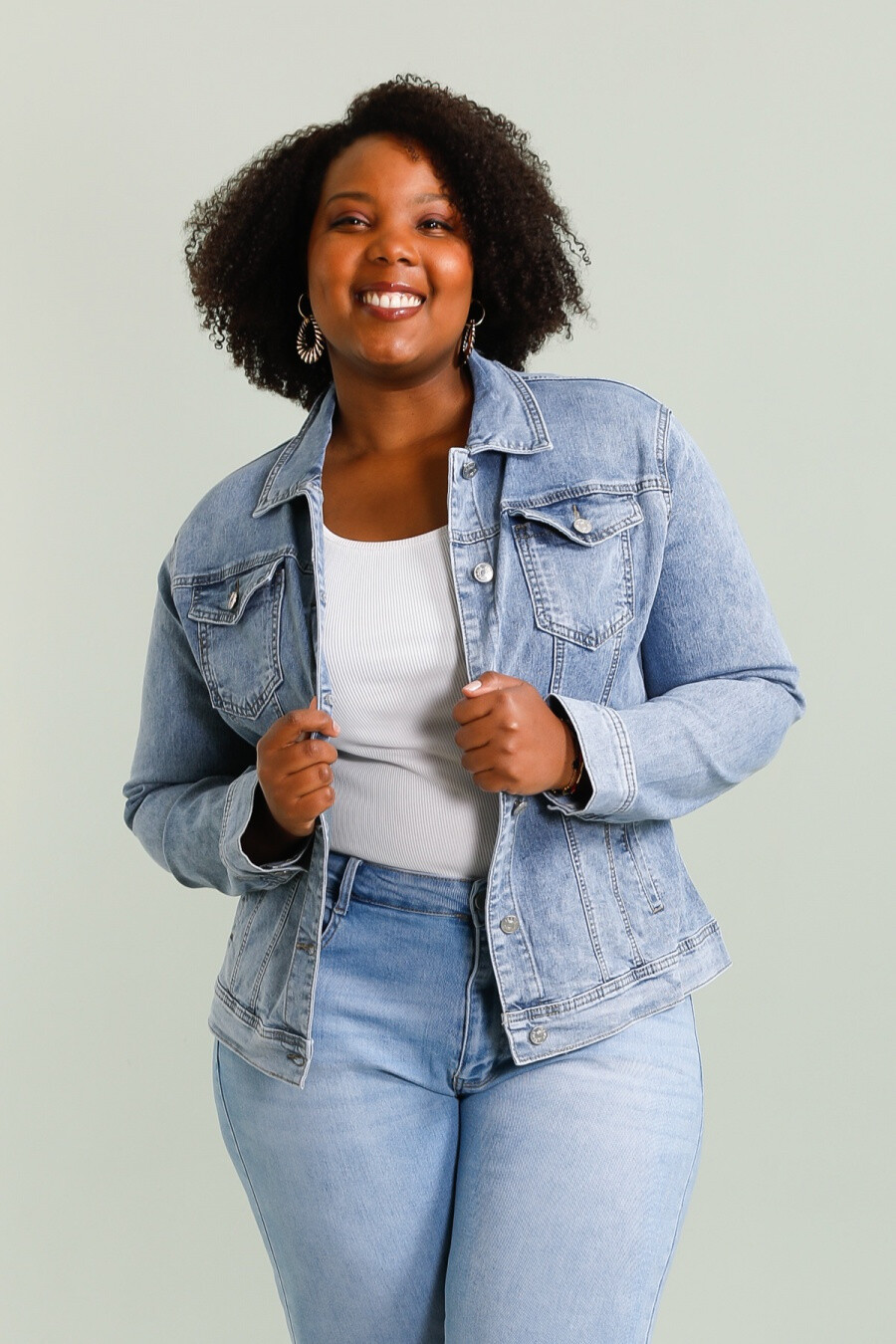 Großhändler G-Smack - Supergröße blaue Jacke