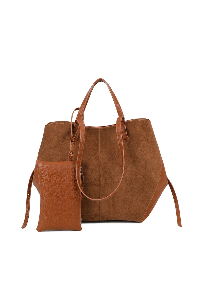 Wholesaler Gallantry Paris - Double-material tote bag / Gallantry pouch handle
