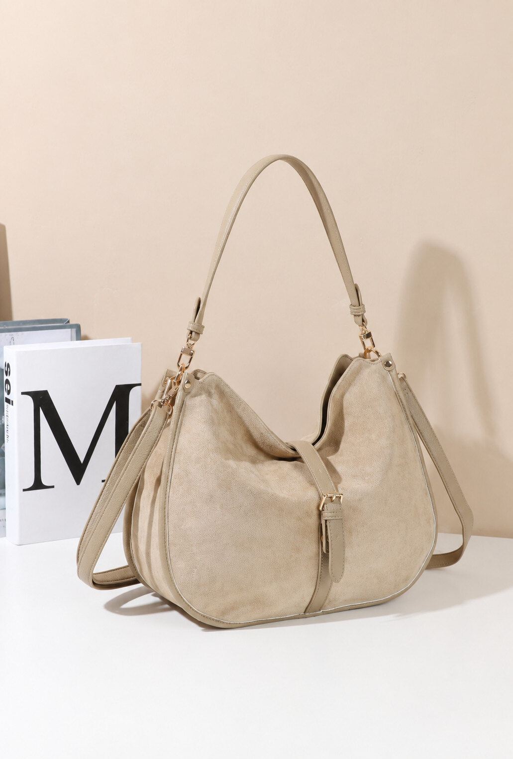 Wholesaler Gallantry Paris - Gallantry suede tote bag