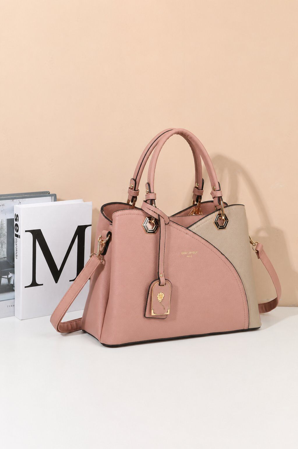 Wholesaler Gallantry Paris - Gallantry Two-Tone Handbag