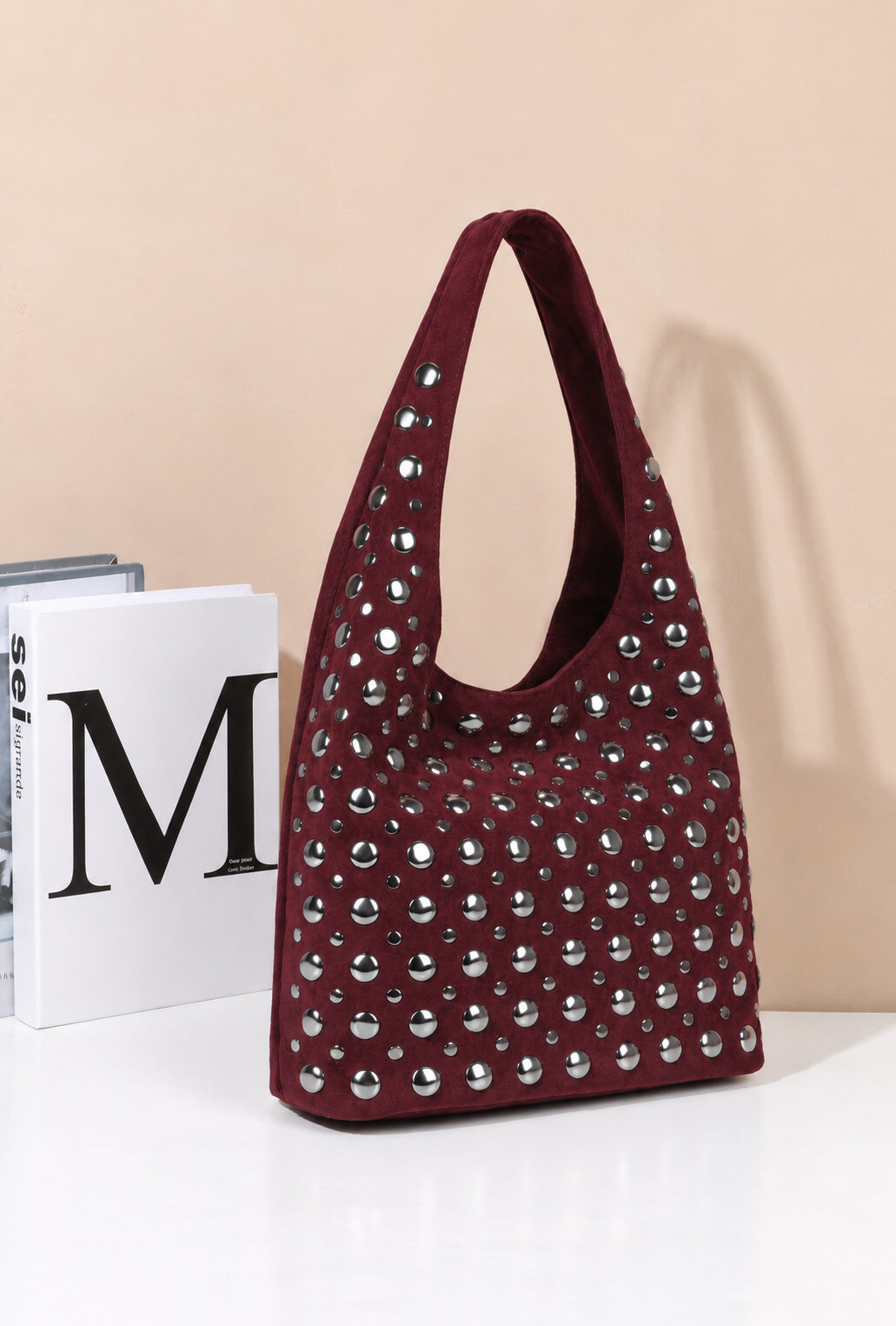 Wholesaler Gallantry Paris - Gallantry Silver Studded Handbag