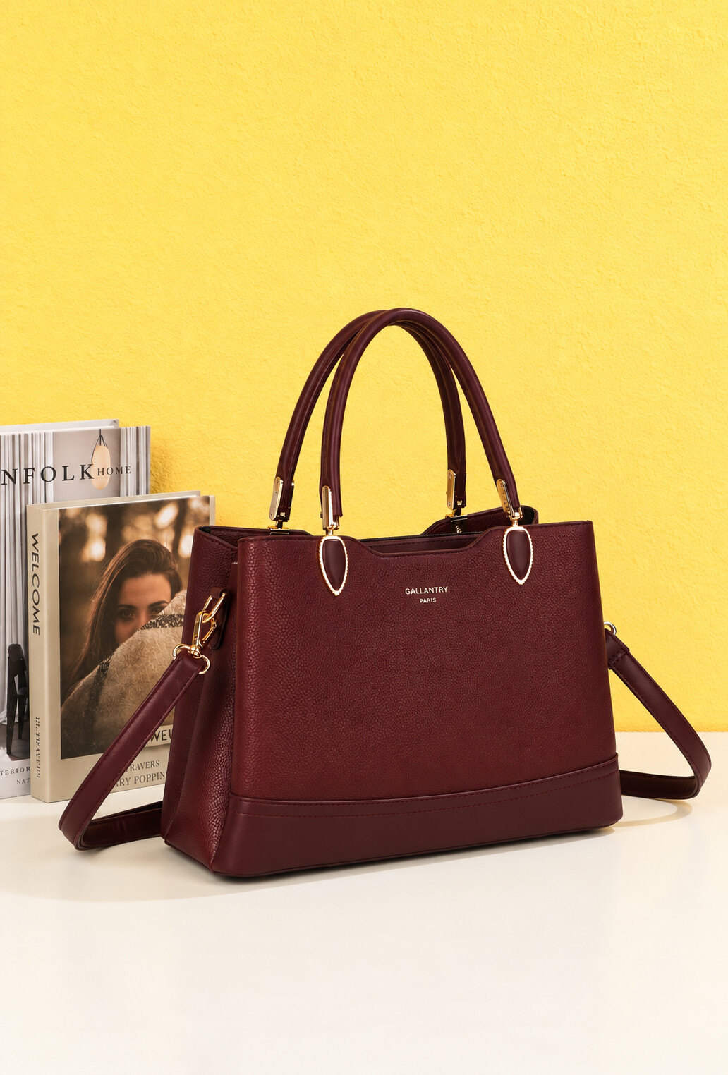 Wholesaler Gallantry Paris - Gallantry raindrop clasp handbag