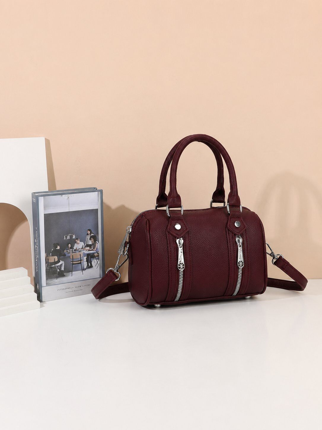 Wholesaler Gallantry Paris - Compact handbag with vertical closures by Gallantry