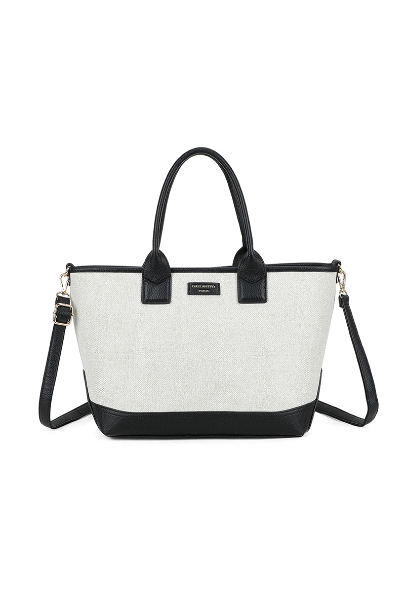 Großhändler Gallantry Paris - Gallantry zweifarbige & zweimaterialige Handtasche