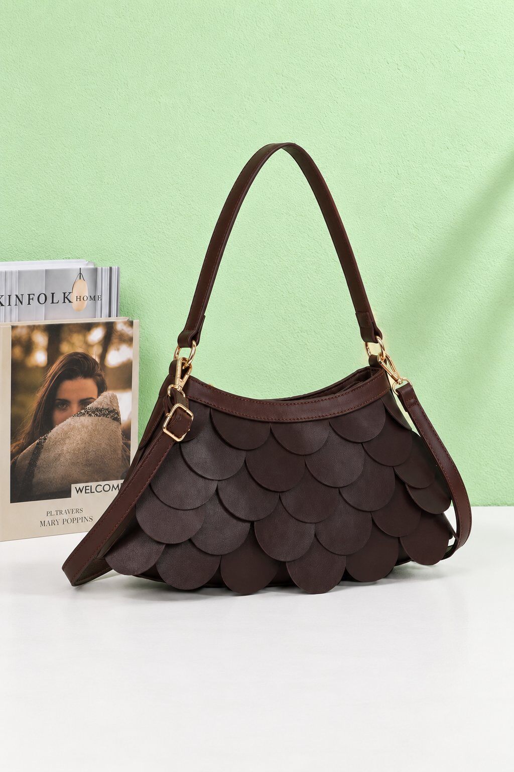 Wholesaler Gallantry Paris - Gallantry Curved Embossed Handbag