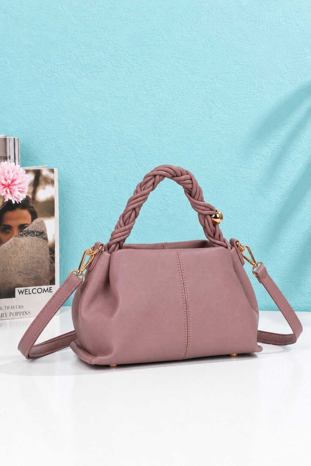 Wholesaler Gallantry Paris - Gallantry Handbag with Braided Handle