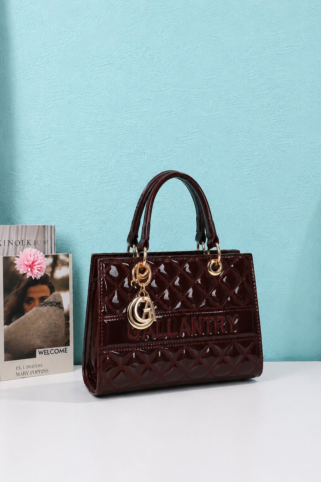 Wholesaler Gallantry Paris - Shiny quilted handbag Gallantry