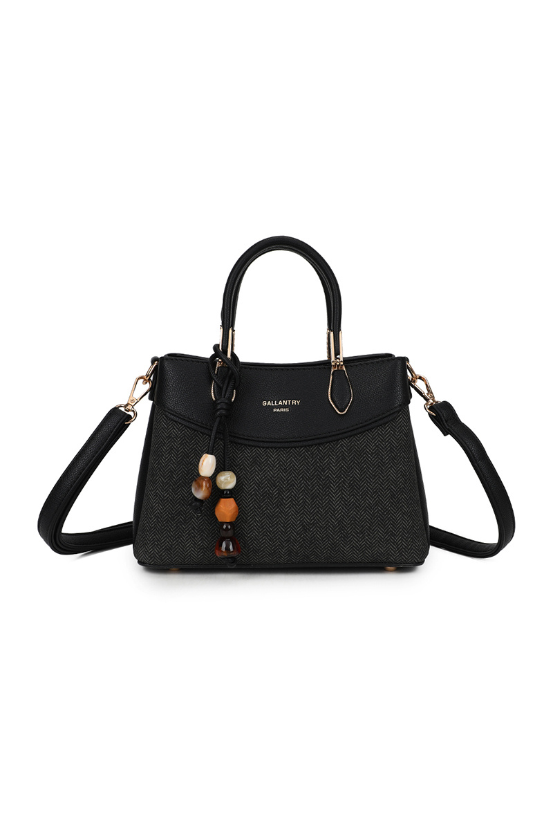 Wholesaler Gallantry Paris - Gallantry two-tone handbag with pearl pendant