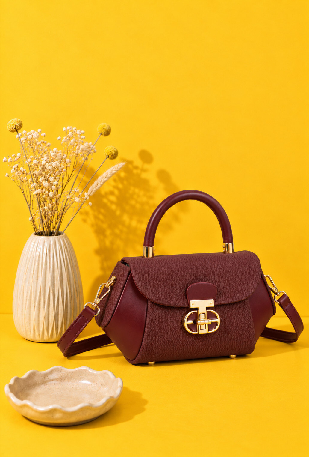 Wholesaler Gallantry Paris - Gallantry two-tone crossbody handbag