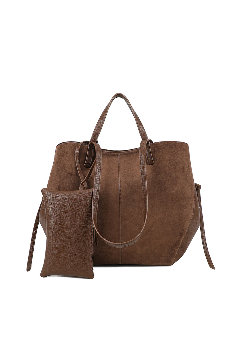 Grossiste Gallantry Paris - Sac cabas double matière / anse pochette Gallantry