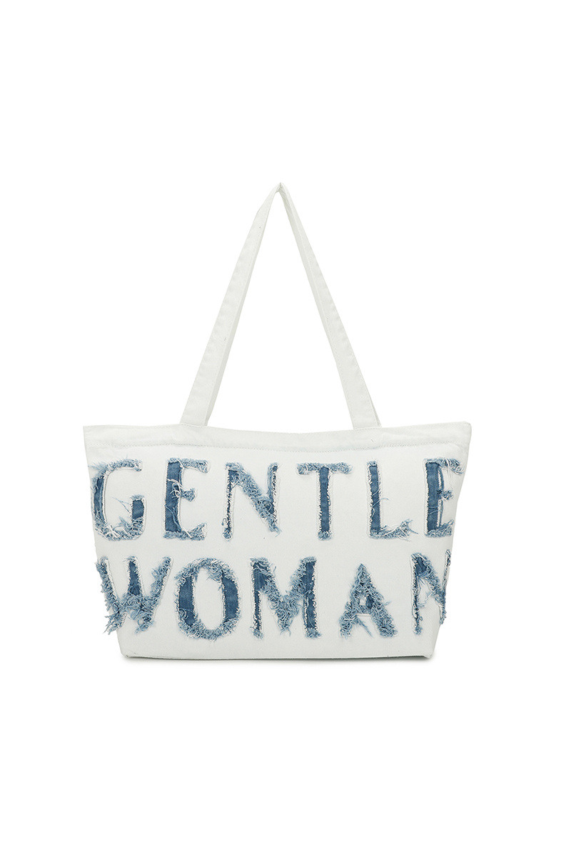Wholesaler Gallantry Paris - Gallantry denim tote bag