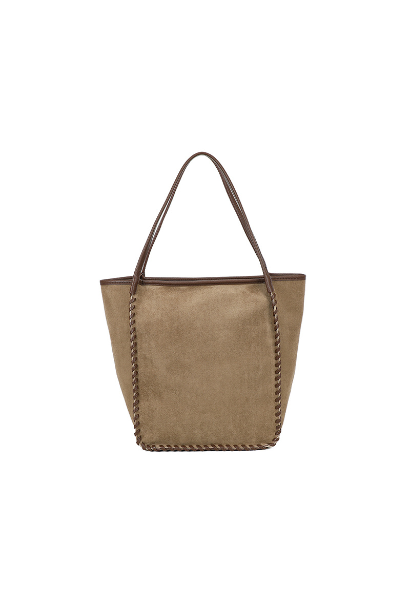 Wholesaler Gallantry Paris - Gallantry Braided Suede Handbag