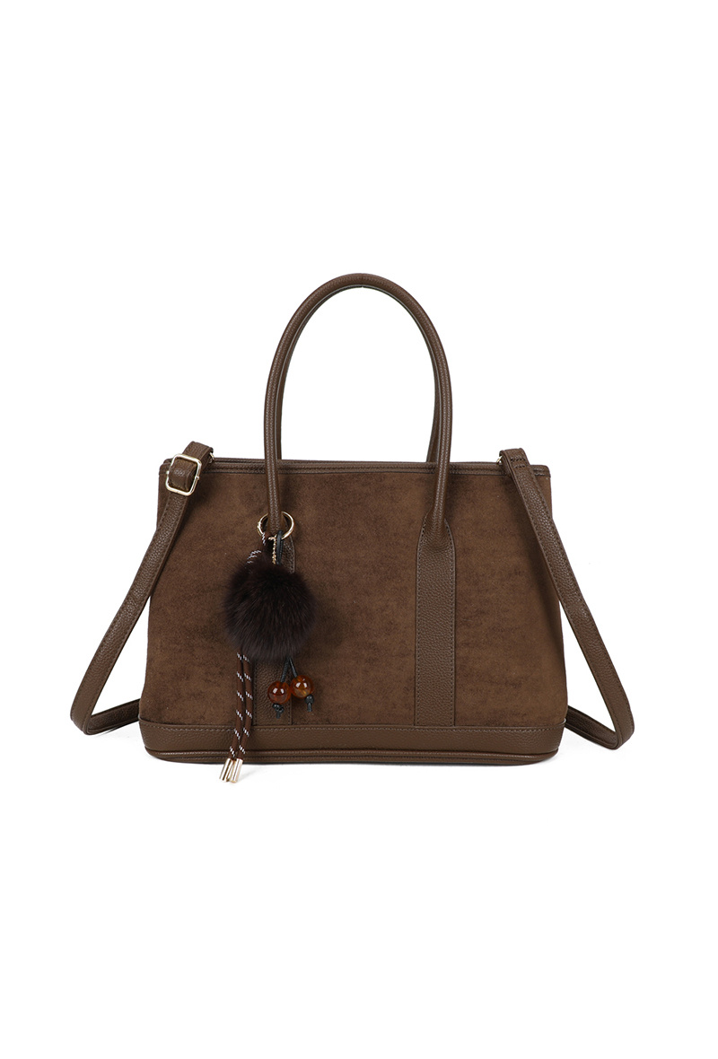 Wholesaler Gallantry Paris - Gallantry suede charm handbag