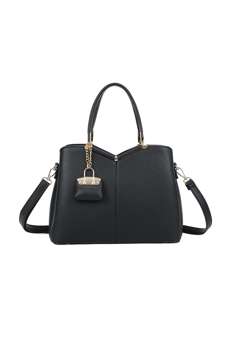 Wholesaler Gallantry Paris - Two-tone handbag with mini bag attachment Gallantry