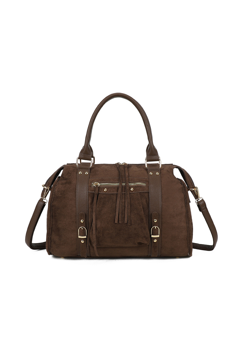 Wholesaler Gallantry Paris - Gallantry Suede Handbag