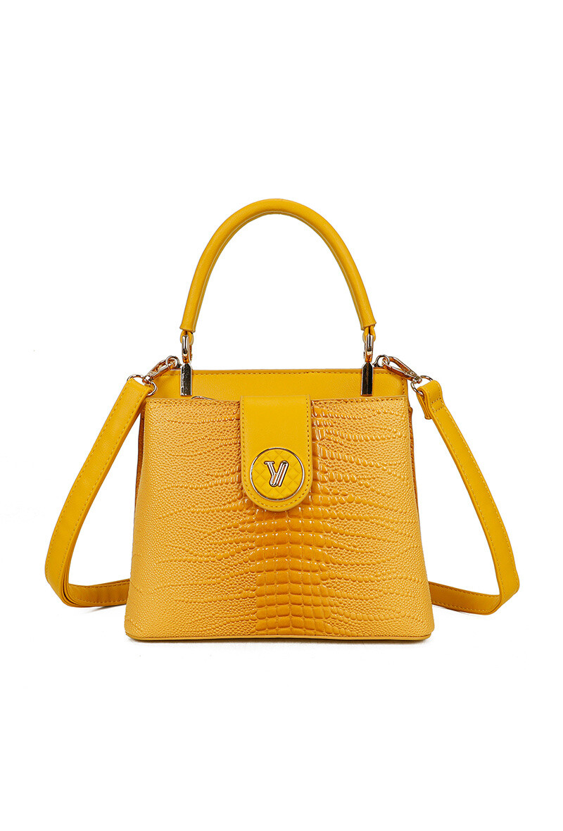 Wholesaler Gallantry - Croco Gallantry shoulder bag