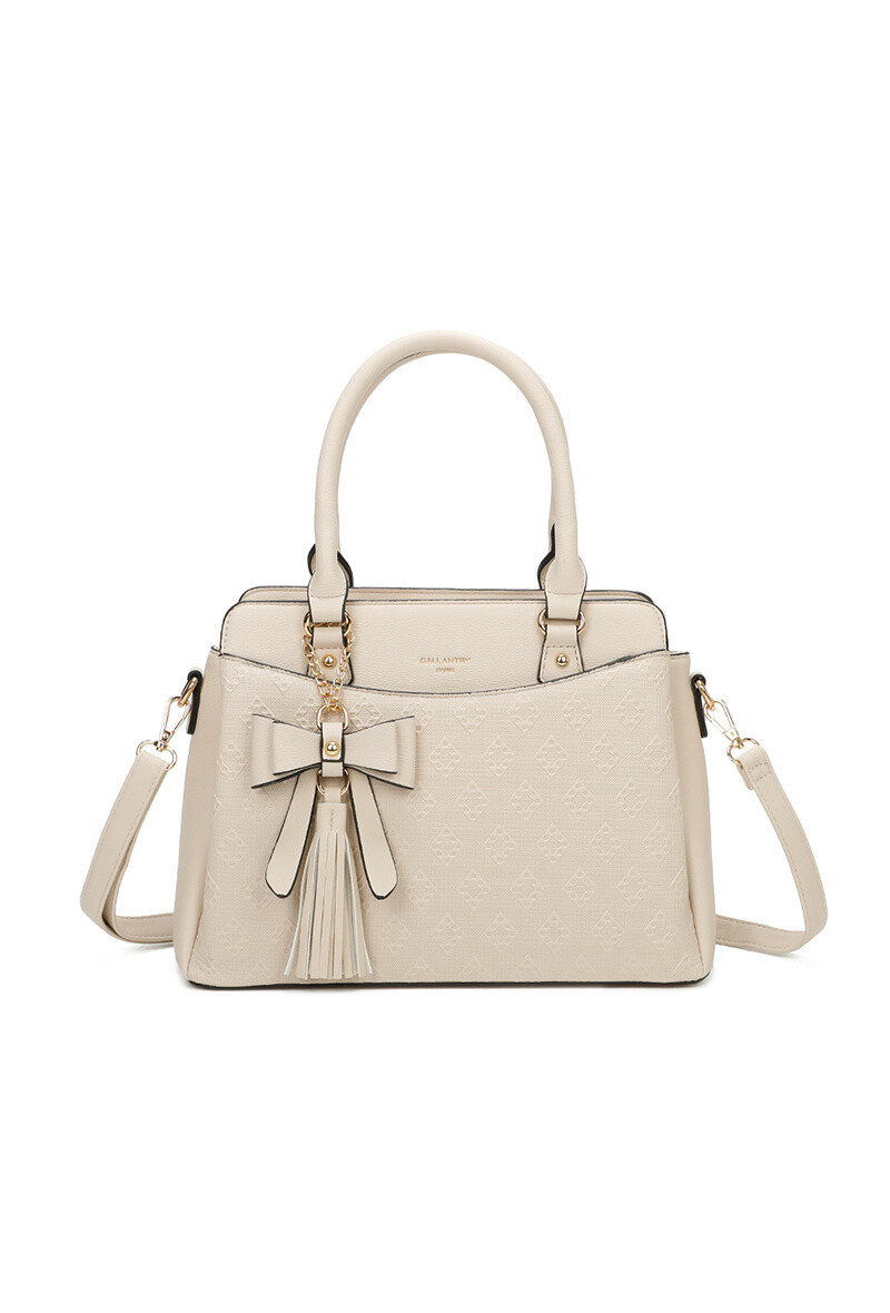Wholesaler Gallantry - Printed handbag and fringe Gallantry