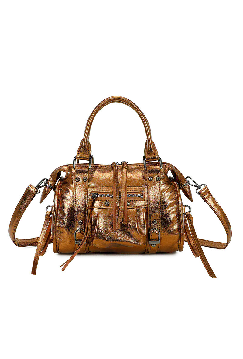Wholesaler Gallantry - Gallantry metallic effect handbag
