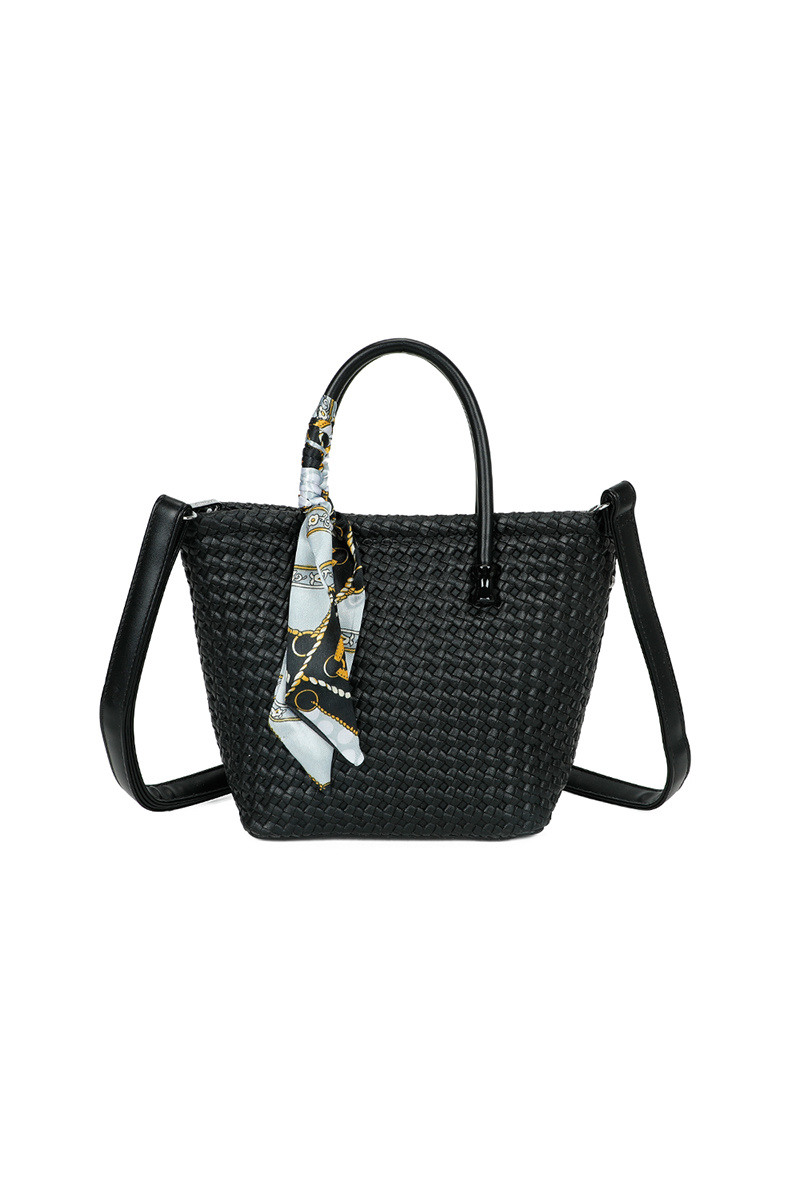 Wholesaler Gallantry Paris - Gallantry mesh handbag with scarf and shoulder strap