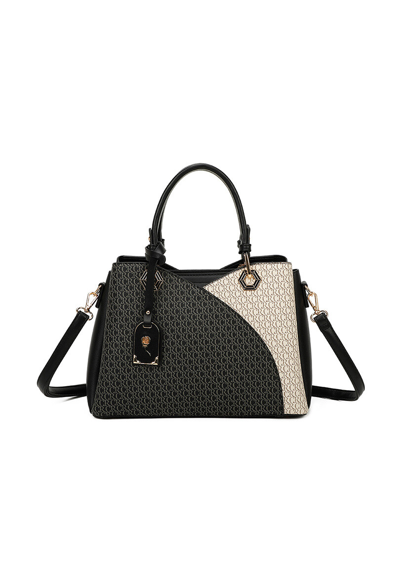 Wholesaler Gallantry - Gallantry two-tone printed handbag