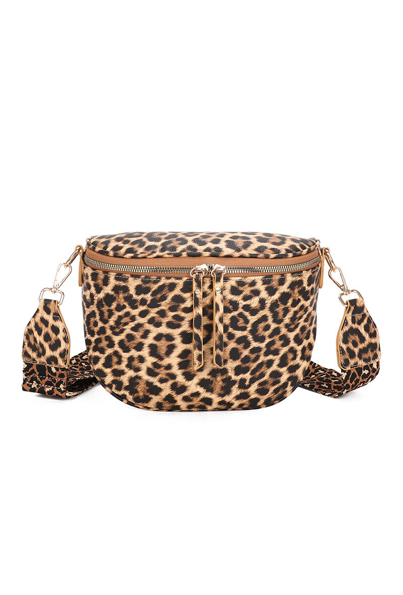 Wholesaler Gallantry - Gallantry leopard printed banana bag
