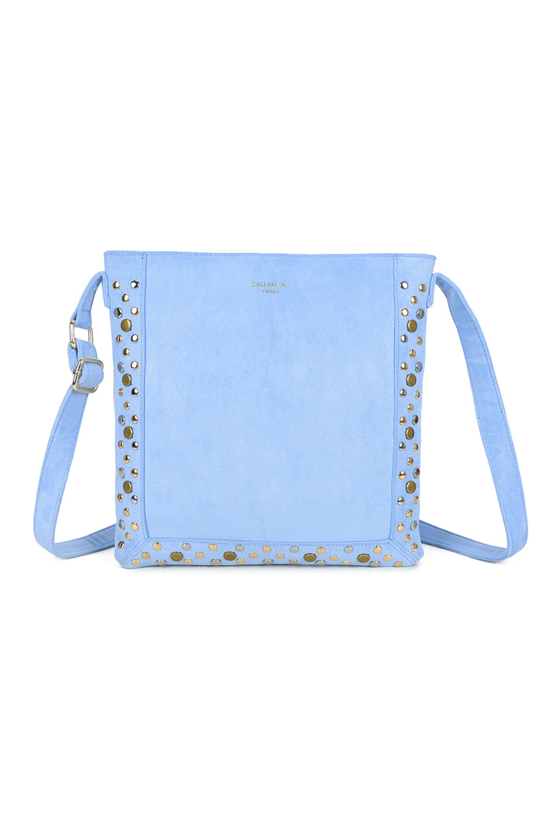 Wholesaler Gallantry Paris - Gallantry studded suede crossbody bag