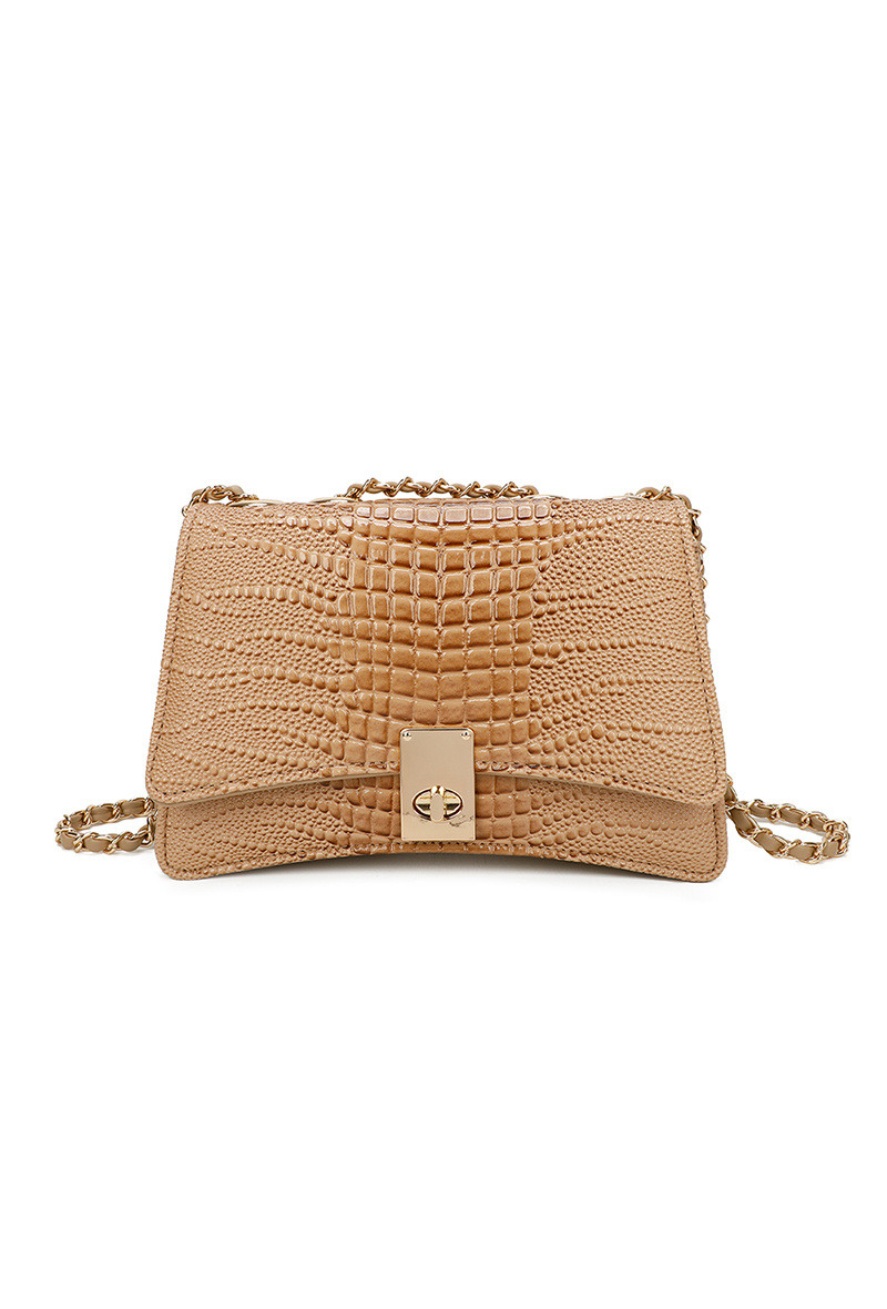 Wholesaler Gallantry Paris - Croco Gallantry shoulder bag