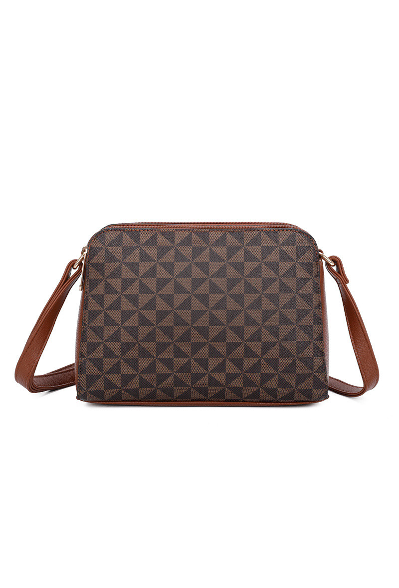 Wholesaler Gallantry Paris - Gallantry geometric print crossbody bag