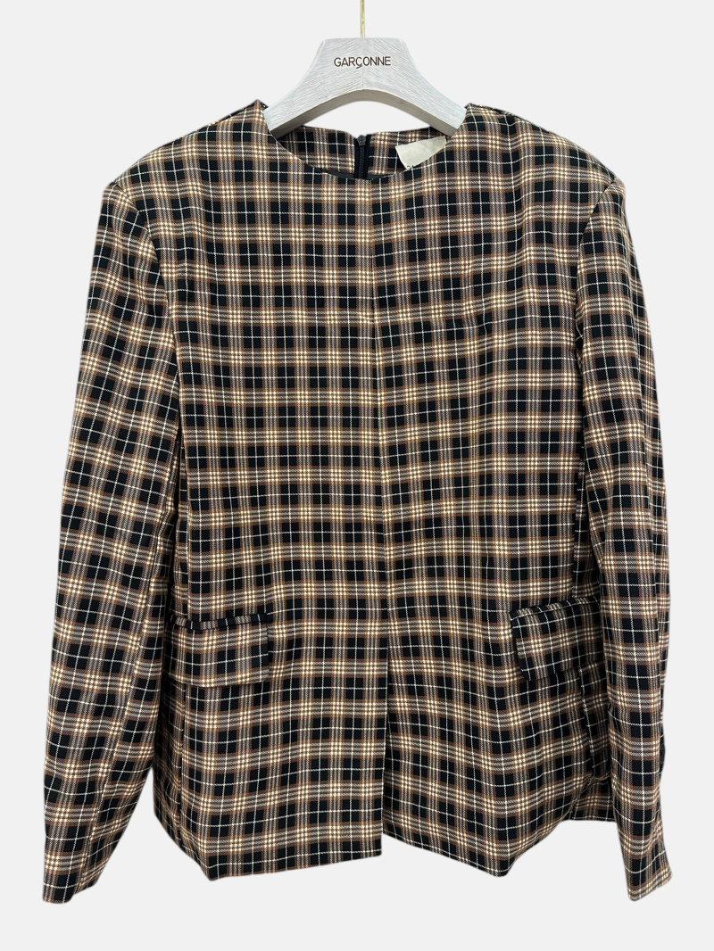 Wholesaler Garçonne - Checked blouse