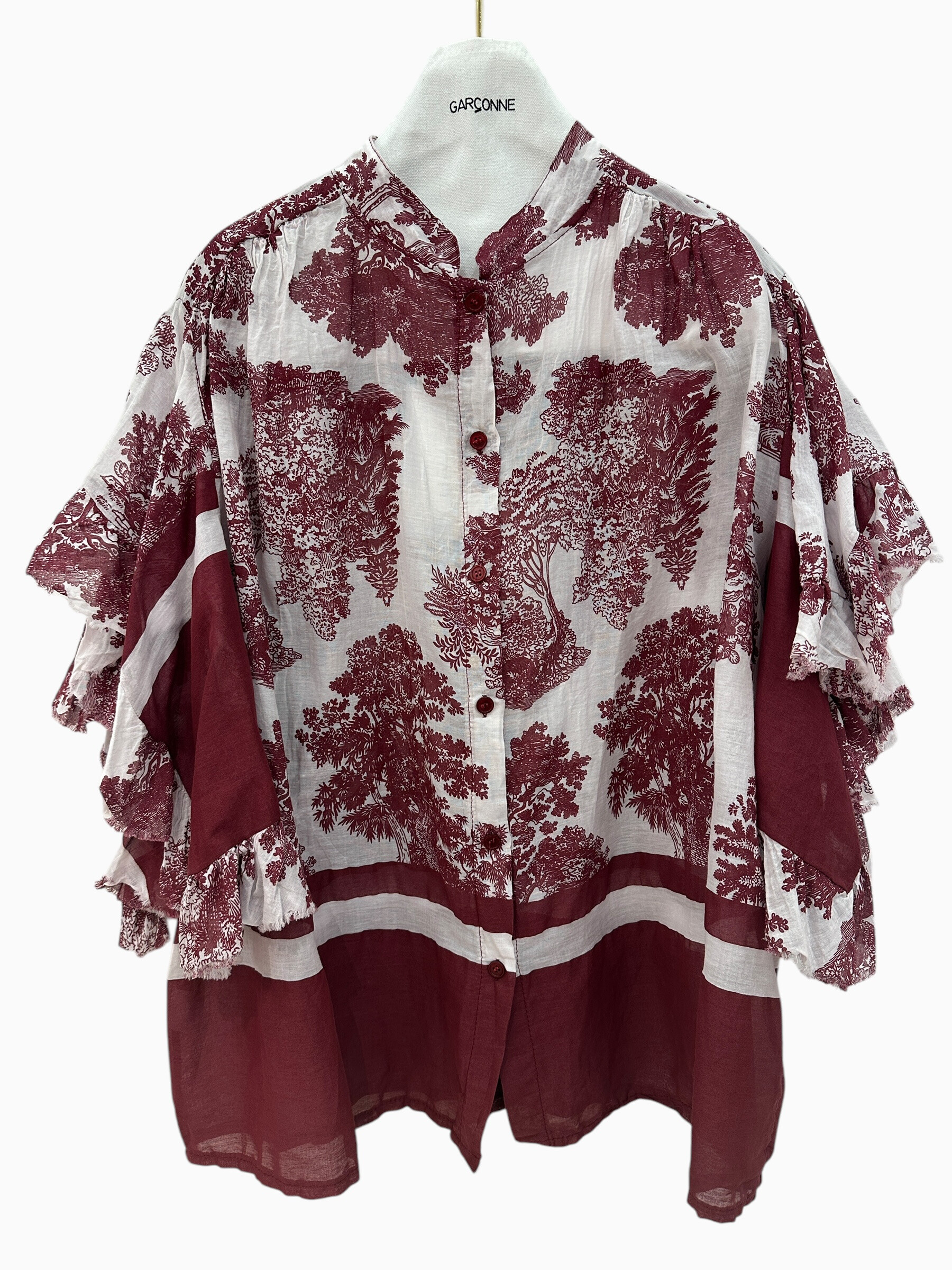 Wholesaler Garçonne - Cotton blouse with pattern