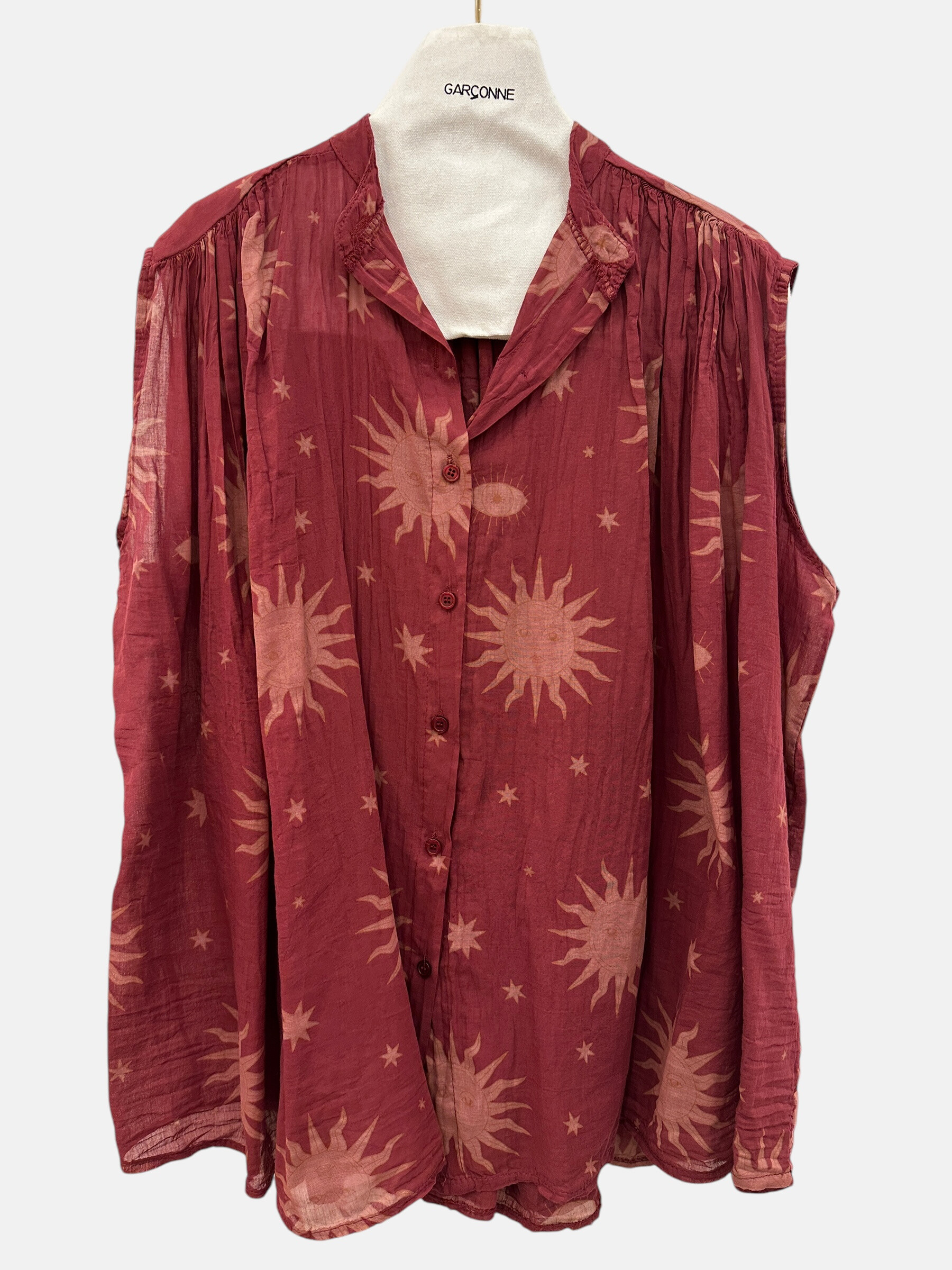 Grossiste Garçonne - Blouse sans manche