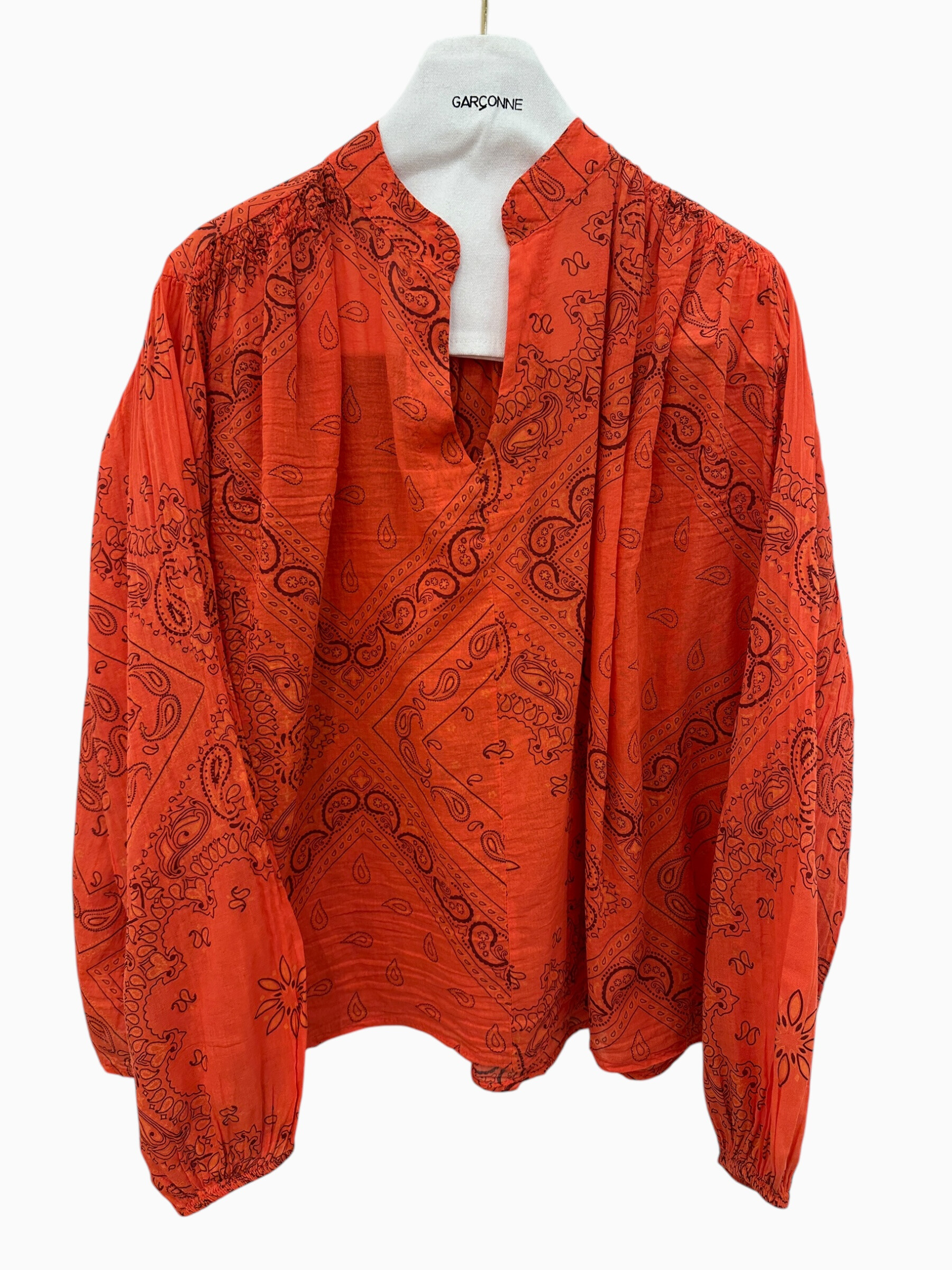 Grossista Garçonne - Blusa di cotone con motivo