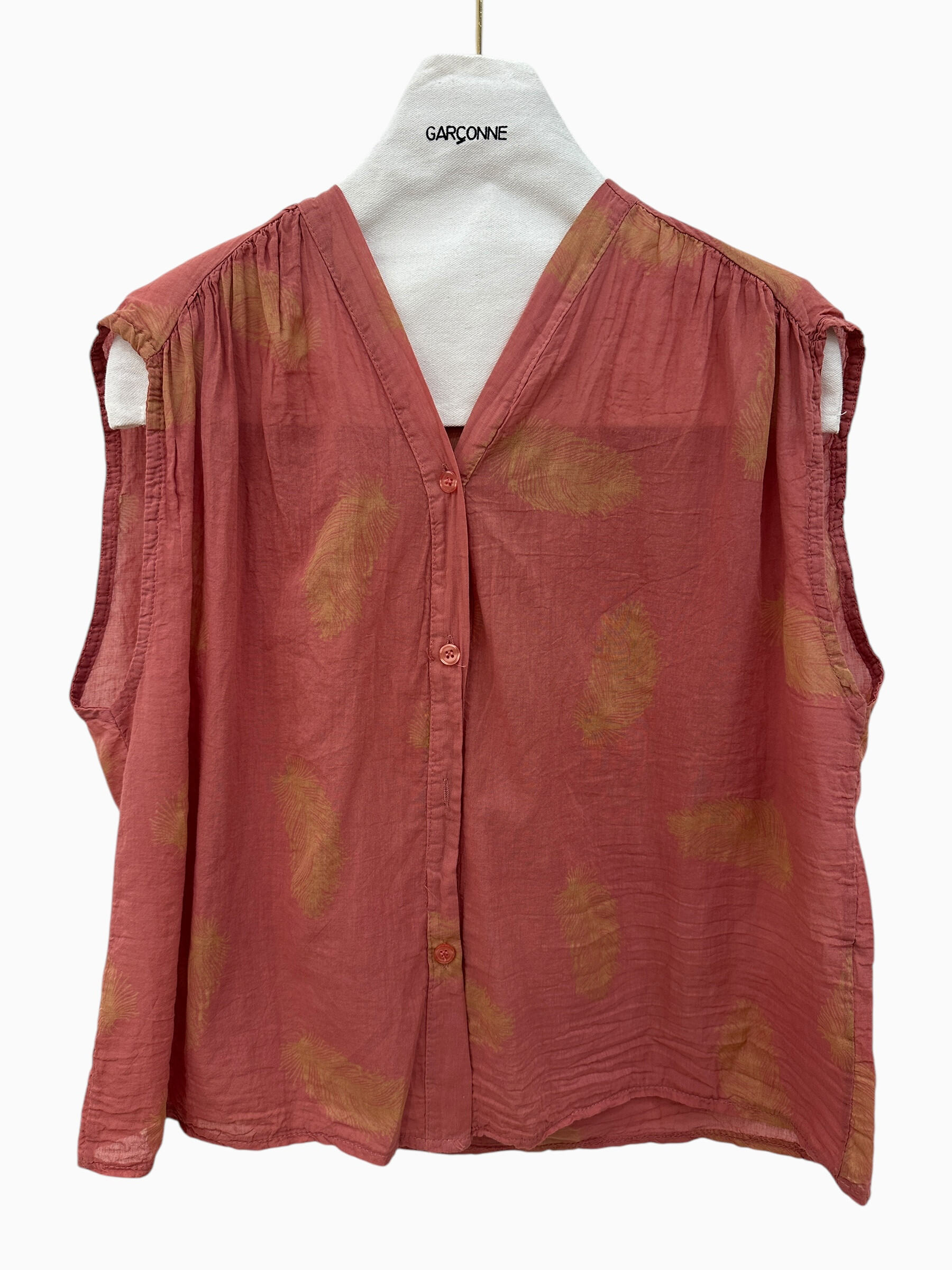 Grossista Garçonne - Blusa di cotone con motivo