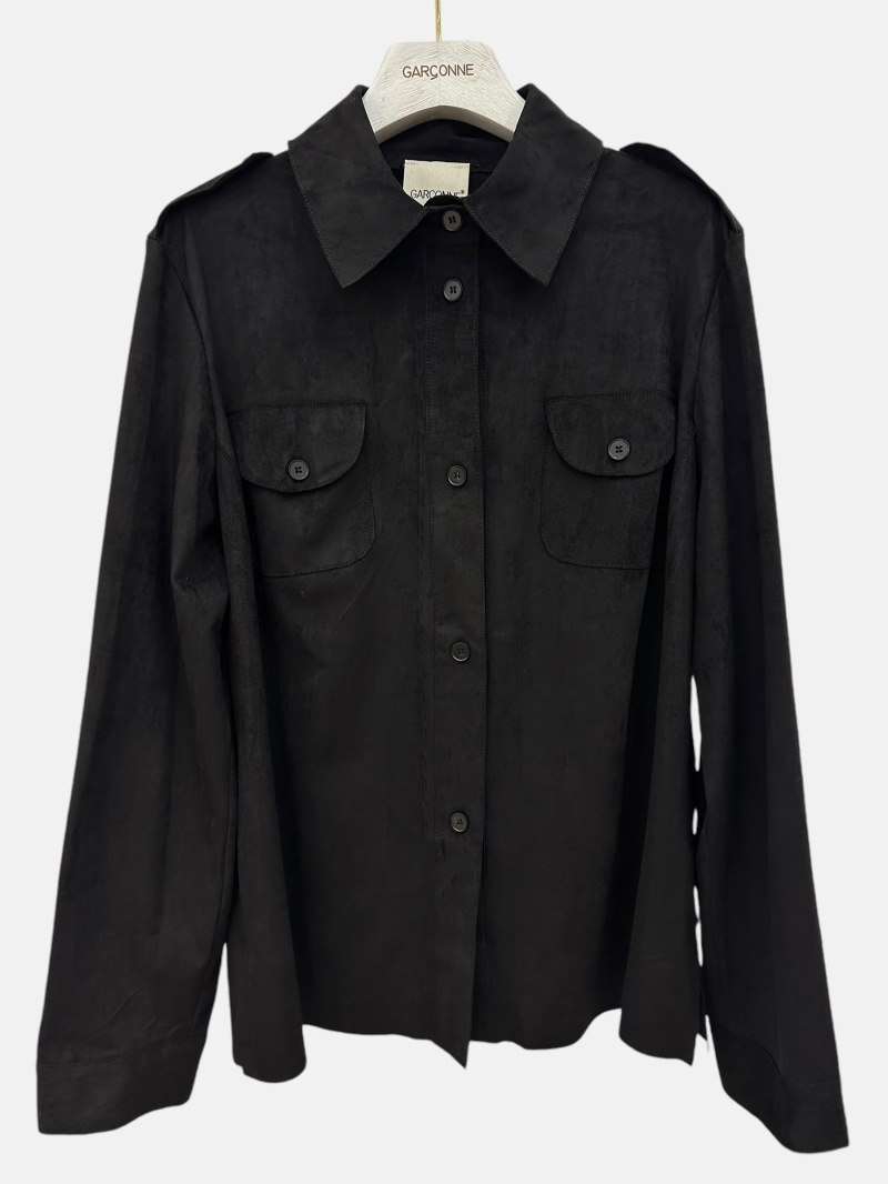 Wholesaler Garçonne - Suede shirt